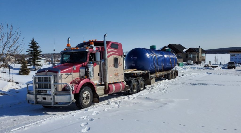 stepdeck trailer for general cargo and freight in Alberta