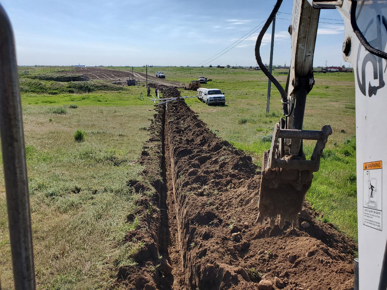 trenching, pipelines, excavating, preparation services by Terrock